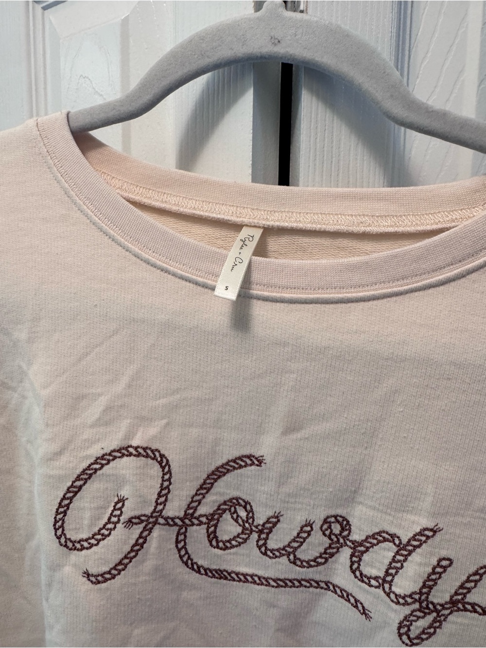 Rylee + Cru Cream "Howdy" Sweatshirt - Picture 3 of 3